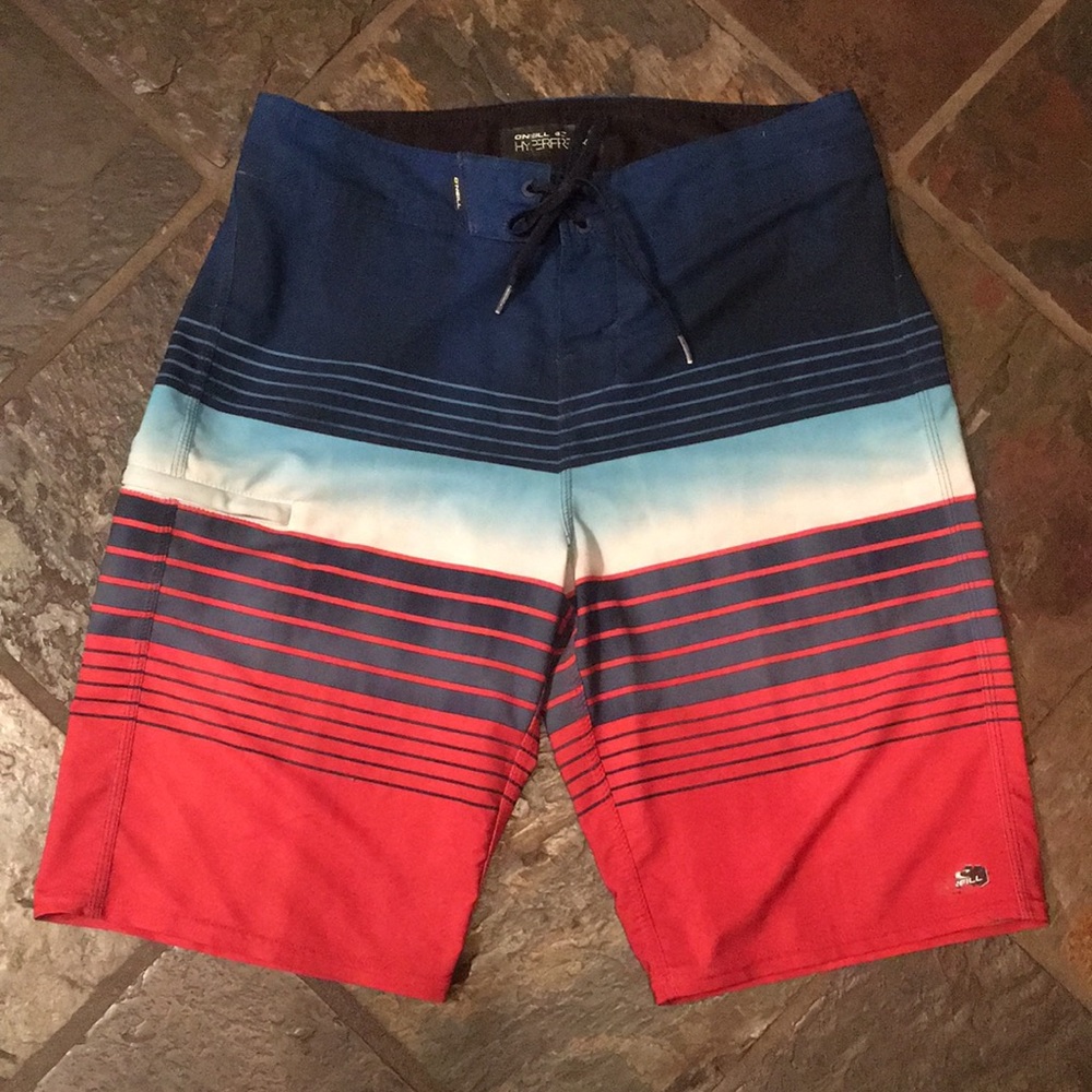 3/$20 O’Neill HyperFreak Striped Board Shorts